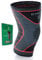 Knee Support Sleeve for Men and Women (Grey) (Single Wrap) (Large) [L] - Compression Brace for Ligament Injury, Joint Pain Relief, Running, Arthritis, ACL, MCL, Sport