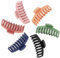 Grosse Pince Cheveux, 6 Pièces Plastique Pince a Cheveux con Griffes Épaisses, Antidérapante Pince à Cheveux Accessoires pour Femme filles, Maquillage, Sport, Voyages, Travail