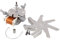 sparefixd for Neff Built in Integrated Oven Cooker Fan Motor