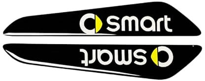 CMQA Anti-Kollisions-Aufkleber FüR Die SeitentüR Des Autos, FüR Smart 450 451 453 Fortwo Forfour TüRkantenschutz Gummileiste Schutzstreifen Anti-Kratz-AußEnzubehöR, Black