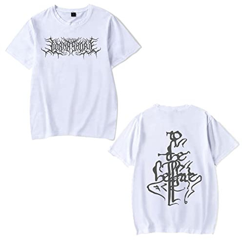 OUHZNUX Lorna Shore Unisex Graues Doppelseitiges Druck-Rock-T-Shirt Hip-Hop-Band-T-Shirts Oversize-Sweatshirt Xs-4Xl