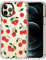 MOSNOVO Cover per iPhone 12 Pro Max - Custodia Trasparente Sottile Antiurto in TPU+PC per Telefono [Protezione Caduta da 6,6 Piedi/Anti-Peel] - Ciliegia Carina