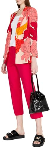 Sisley Womens 2B8BLW015 Jacket, Multicolor 77K, 34
