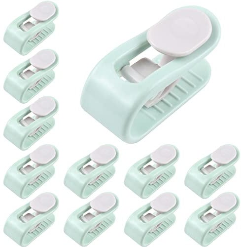 24 Stück Bettdeckenbezug-Clips, Bettbezug Halter Clips, Bettlakenhalter, Prevent Bunching and Shifting, für Bettwäsche, Vorhänge, Socken und Kleidung verwendet(Grün)