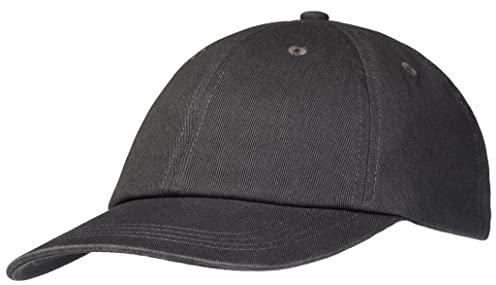 Pembroke® Dad Cap, Flache Basecap, Low Profile, Dad Hat, Washed Cotton, Damen und Herren, Einstellbar, Anthrazit