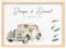 DEL MÀ Unique & Personal Hochzeitsgeschenk Geld für Brautpaar Hochzeit Auto personalisiertes Geldgeschenk originell verpacken Geschenk (mit oder ohne Bilderrahmen)