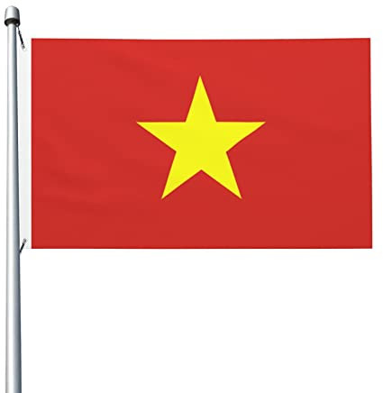 Flagge von Vietnam, 90 x 150 cm, Polyester – langlebige dekorative Flaggen für den Außenbereich