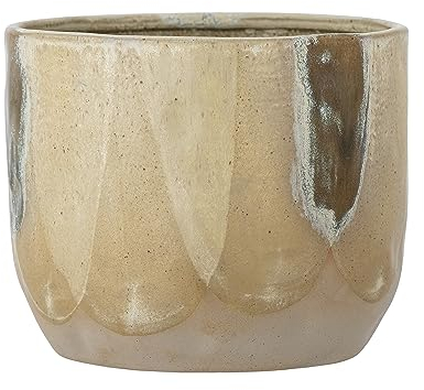 Bloomingville May Blumentopf, Braun, Steingut