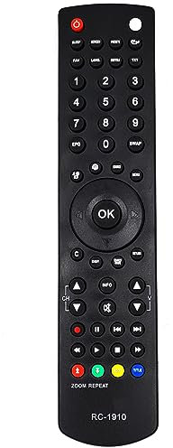 Télécommande de rechange RC1910 pour JVC TV LT19DD30J | LT19DD3J | LT22DD30J | LT22DD3J | LT26HA46U | LT32DD40J | LT32HA46U | LT32HG46U |