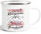SpecialMe® Emailletasse Der Zufall machte uns zu Kolleginnen Freundinnen Tasse mit Spruch Geschenke Bürotasse emaille-weiß-silber standard