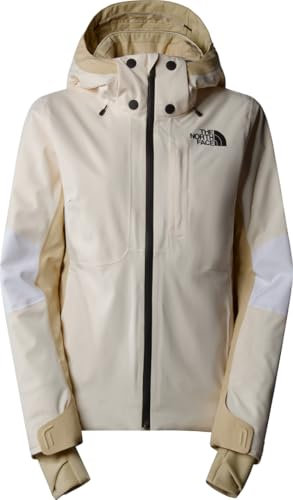 The North Face Damen Lenado Skijacke, White Dune/Gravel/Khaki, S