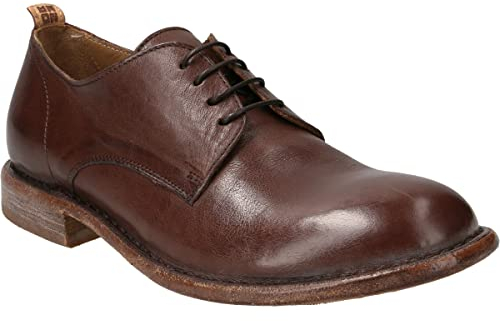 MOMA Schnürschuhe 2AS402-NAC, Glattleder, Braun, Herren EU 45