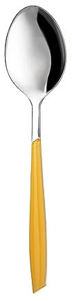 Cucchiaio tavola sfuso giallo in acciaio inox Silhouette giallo Tavola