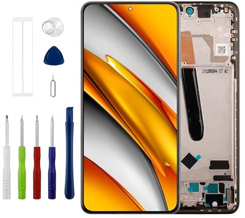 Duotipa [No admite huellas dactilares] Nuevo TFT LCD pantalla táctil digitalizador montaje reemplazo para Xiaomi Poco F3 / Redmi K40/K40 Pro /K40 Pro+ 6.67 pulgadas con kit de herramientas de