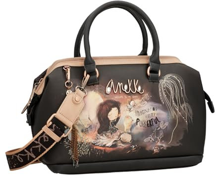 Anekke Dreamverse Bowling Tasche, großes Fassungsvermögen, für Damen, Umhängetasche, 34/22/16 cm, Zubehör und Accessoires für Damen, Mehrfarbig