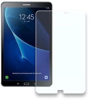 Protector de pantalla para Samsung Galaxy Tab A 10.1 (S Pen versión SM-P585,SM-P580) Película de vidrio templado,antiarañazos,compatible con carcasas,sin burbujas,dureza 9H(1 piezas)