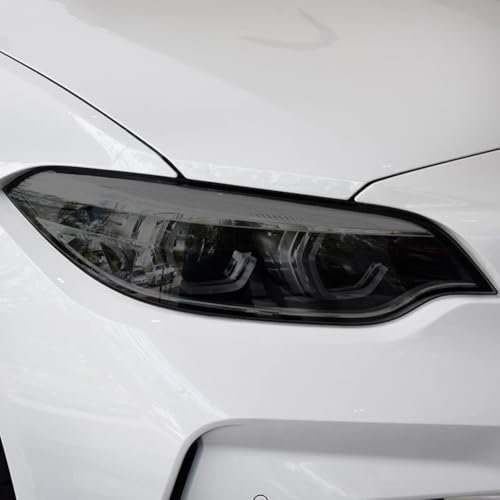Autoscheinwerfer Schutzfolie Rauchschwarz getönt Vinyl Transparent Aufkleber, Für BMW 2er F22 F23 F44 M235i M2 F87 Competition