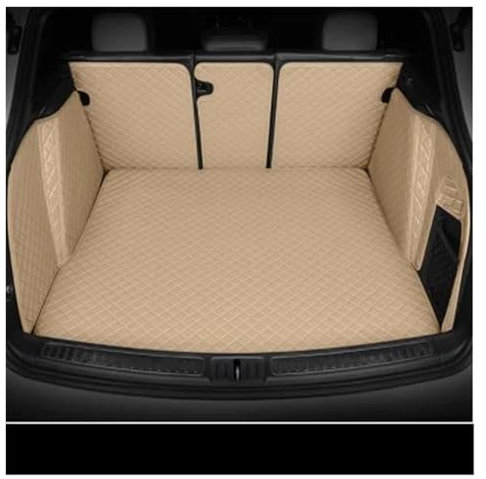 Kucihum Kofferraumwanne Teppich Für Benz Für V-Klasse Für Viano Für Vito Für W447 Für W639 Für W638 Autozubehör Styling Teppichteile Kofferraummatten Auto Kofferraumwanne(Beige)