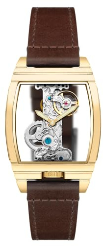 Thomas Earnshaw Discovery Wolver Bridge Mechanische Herrenuhr 36mm Lederband ES-8299