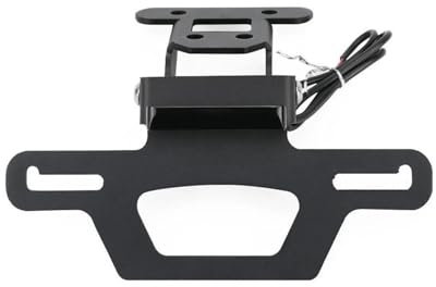 UYCHYTQR Motorrad-Nummernschildhalter Für Ninja 250 400 Z250 Z300 Z400 2018-2014 Motorrad-Kennzeichenhalter Mit Klappbarer Halterung Und Kotflügel-Entferner