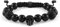 Philipp Plein Herren Armband Textil Edelstahl IP Black Plein Elite PJNEA12BU