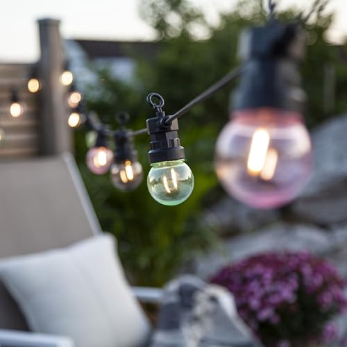 Star LED-Party-Kette 'Small Circus', 20-tlg., pastell