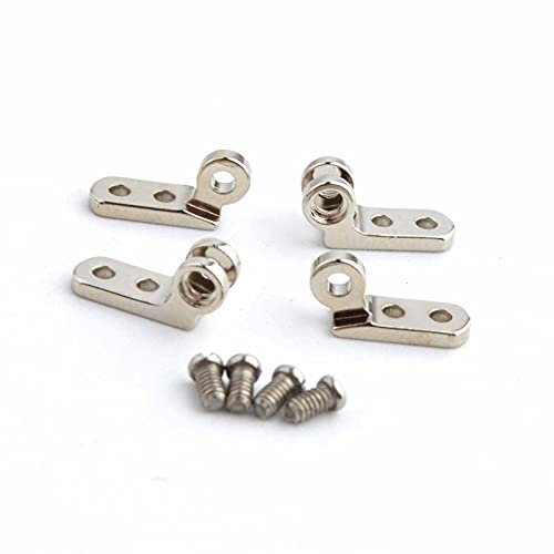 dvnFWKc Brille Scharnier Reparatur Kit, 200 Sets Brillenscharniere for Kunststoffrahmen, Scharniere reparieren, Universalscharniere, Brillenersatzscharnier ersetzen