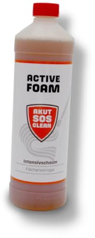 Akut SOS Clean ACTIVE FOAM - Intensivschaum Haushaltsreiniger | Kraftvoller Aktivschaum Reiniger für Küche, Bad, Arbeitsflächen, Fliesen oder Kunststoffoberflächen 1L