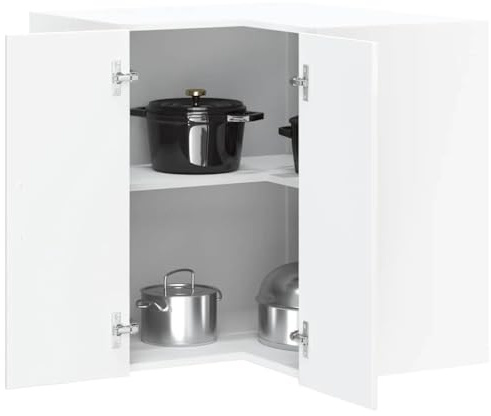 Frdhee Meubles De Salle à Manger,Meuble Micro-Ondes Gris béton 60 x 57 x 207 cm Bois d'ingénierie pour Les Petites Pièces, Cuisines et Buanderies