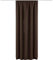 JEMIDI Vorhang Blickdicht 140x245cm - Gardine mit Kräuselband Universalband - 100% Polyester Schal lang für Wohnzimmer Schlafzimmer - Dunkelbraun