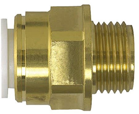 JG Speedfit 15MC(1/2) Bsp Male Coupler, Brass, 15 mm 1/2-Inch