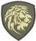 VAN OS 3D PVC Patch Löwe grün Klett Abzeichen Lion