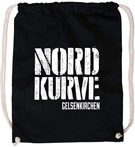 EZYshirt® Nordkurve auf Schalke Baumwoll Stoffbeutel