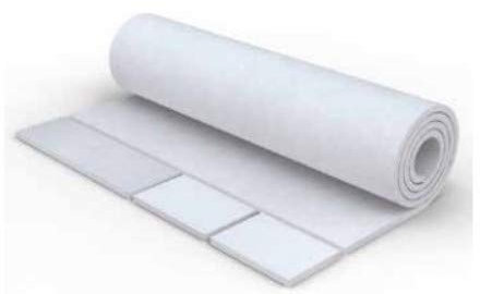 Filtre vmc Double Flux G4-1M X 4M épaisseur 19mm - ISO16890 ISO COARSE SUPÉRIEUR A 60% (EN779 G4) - Filtre Rouleau MÉDIA SYNTHÉTIQUE Blanc - Origine Allemagne