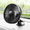 GMtes Ventilateur Rotatif portatif de Voiture d'USB, Camion de véhicule de Refroidisseur de Bureau à Faible Bruit de Ventilateur de Voiture de Moteur de climatiseur,A