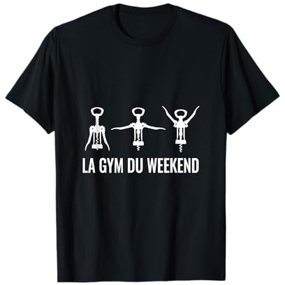 Humour Alcool Sport Cadeau Apero Beauf Musculation Fitness T-Shirt