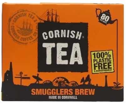 Cornish Tea Smugglers Brew 100% Plastic Free 5 x 80 Teabags