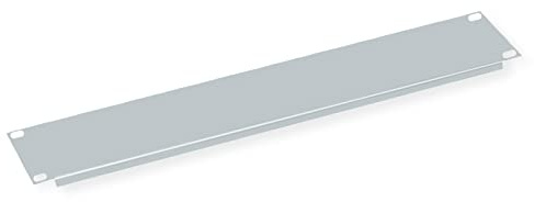 Value 19-Blindplatte 2 HE, grau