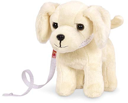 Our Generation – Puppenzubehör (46 cm) – Golden Retriever Kuscheltier – Plüschhund – Plüschhund – Spielzeug für Kinder ab 3 Jahren – Golden Retriever Welpe