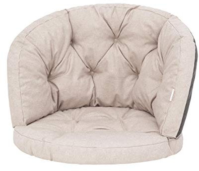 HOBBYGARDEN Stuhlkissen Kissen für Rattansessel Bankkissen Schaukel Gartenkissen Schaukelauflagen Liegekissen Auflagen Kissen Ruheplatz, 60 x 50 cm, Beige