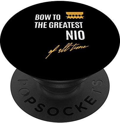Bow To The Greatest Nio Of All Time Vornamen Spruch PopSockets mit austauschbarem PopGrip