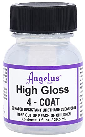Angelus 4-Coat Finisher, 1 ounce bottle, High Gloss (904-01-000)