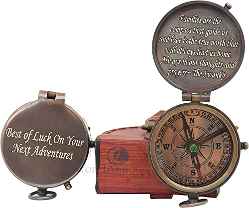 Personalisierter Foto-Kompass, Vintage-Sonnenuhr, nautischer Kompass, Freundschaftsgeschenk, Trauzeugen-Geschenk, Geschenke für Ihn