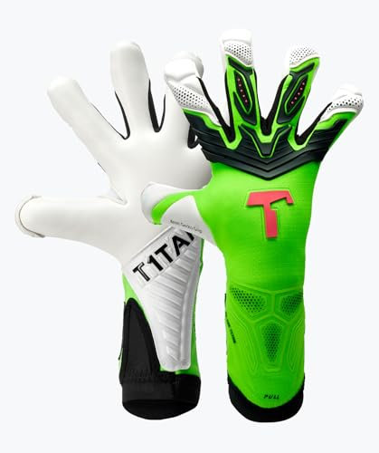 T1TAN Alien Plasma 2.0 Torwarthandschuhe für Erwachsene, Fußballhandschuhe Herren Hybrid Cut und 4mm Profi Grip - Gr. 11