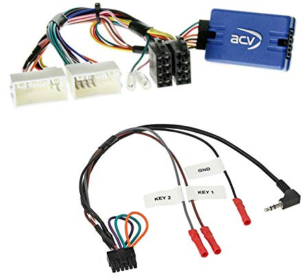 Lenkradfernbedienung Adapter Interface LFB Multi-Anschluss passend für Hyundai i30 2012-2016 kompatibel mit verschiedenen Autoradios