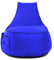 BuBiBag Gaming Sitzsack zum Zocken mit -Anschluss & Taschen, Halterung, Gamer Sessel für Kinder und Erwachsene, Beanbag Indoor und Outdoor - JokerBag (Blau)