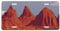 Mountain Red und Boot Nummernschild Personalisierte Front Nummernschilder Benutzerdefinierte Auto Tags Aluminium Metall Nummernschild Abdeckung