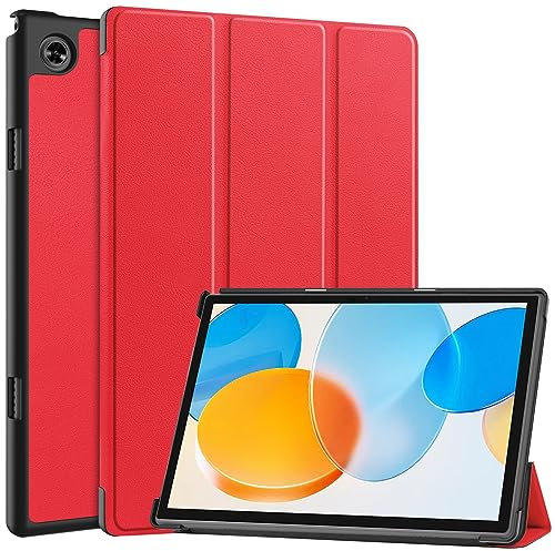 XITODA Coque pour Teclast M40 Pro/ P20HD/ P20S,Protection mit Stand Fonction Etui pour Teclast M40 Pro/ P20HD/ P20S 10,1 Pouces Tablet,Rouge