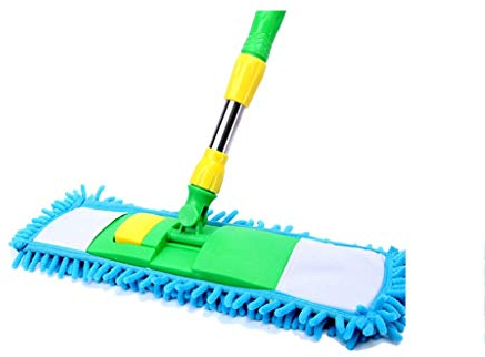 Mopp,Mikrofaser-Bodenwischer |Staubwischer mit unterschiedlicher Aktion zum Trocknen von Schmutz, Staub, Tierhaaren oder zum Reinigen von Hartholzböden (C-Stil) Dignified