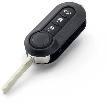 Kesiku FIAT Schlüsselgehäuse für FIAT 500 Punto Grande Panda Ducato Doblo Brava Bravo Evo Peugeot Citroen Fernbedienung, FIAT Ducato Schlüssel, FIAT 500 Autoschlüssel